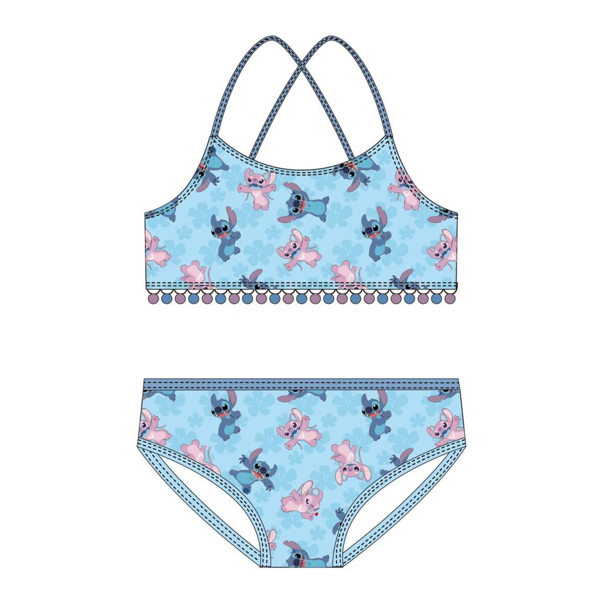 Bikini-Biksītes Meitenēm Stitch Zils